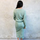 OVERSIZED RIBBED SWEATER IN BAY LEAF - MIKAROSE WHOLESALE