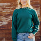 SLOUCHY SWEATER IN EMERALD - MIKAROSE WHOLESALE
