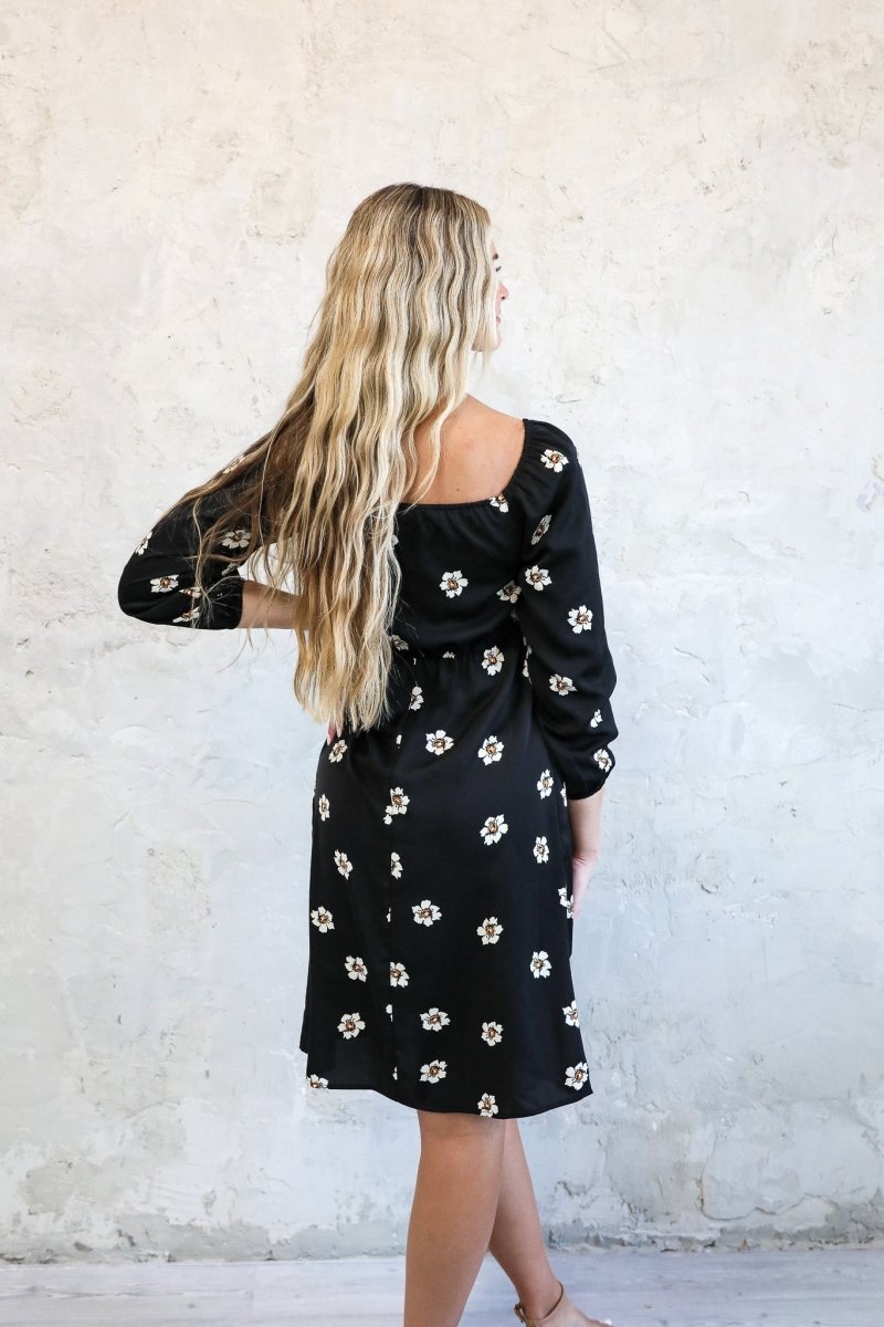THE GWENEVERE IN BLACK BUTTERCUP - MIKAROSE WHOLESALE