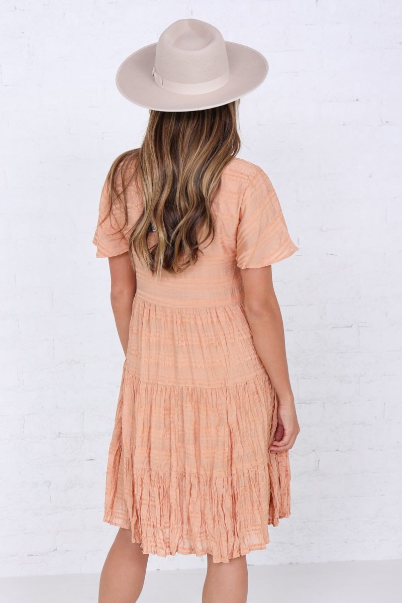THE HANNAH IN APRICOT TAN FINAL SALE - MIKAROSE WHOLESALE