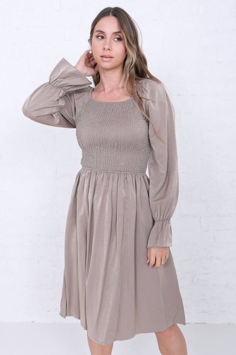 THE JULIET IN WARM TAUPE FINAL SALE - MIKAROSE WHOLESALE