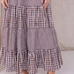 THE SHALYSE IN BROWN GINGHAM - MIKAROSE WHOLESALE