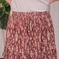 TIERED MAXI SKIRT IN FLORAL DAMASK - MIKAROSE WHOLESALE